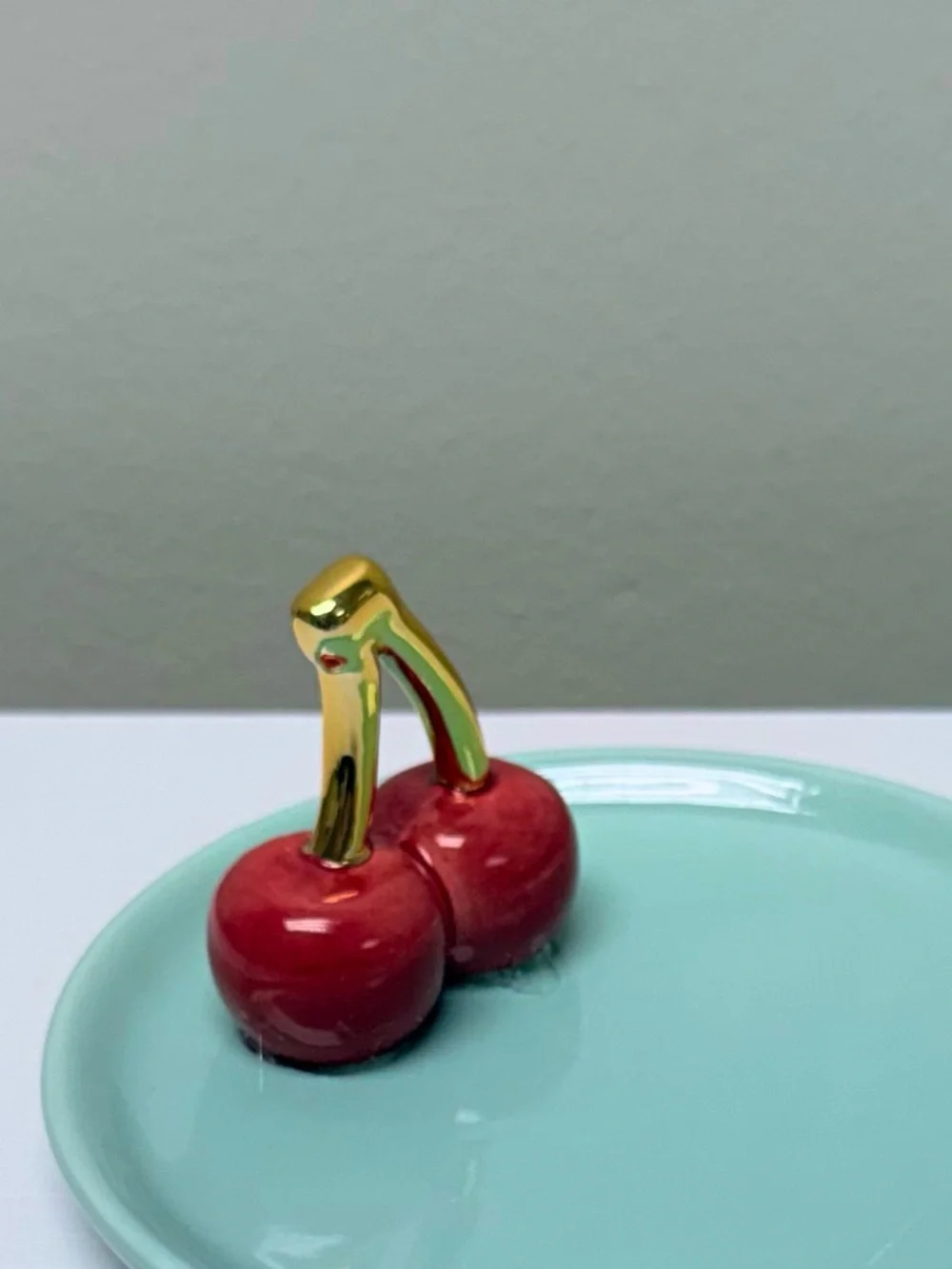New! Decorative Cherry Trinket Dish in Teal and Red, Spring 2026 Target Bullseye